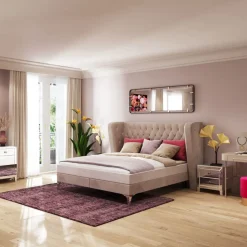 KARE Design Boxspringbed Benito Moon Cream 180x200cm Outlet