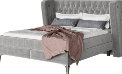 KARE Design Boxspringbed Benito Moon Grey 160x200cm Fashion
