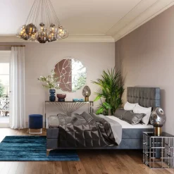 KARE Design Boxspringbed Benito Star Grey 180x200cm Outlet