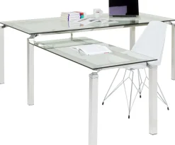 KARE Design Bureau Lorenco Chrom Winkelcombi 210x180cm Outlet