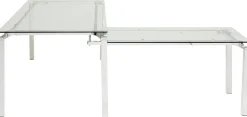 KARE Design Bureau Lorenco Chrom Winkelcombi 210x180cm Outlet