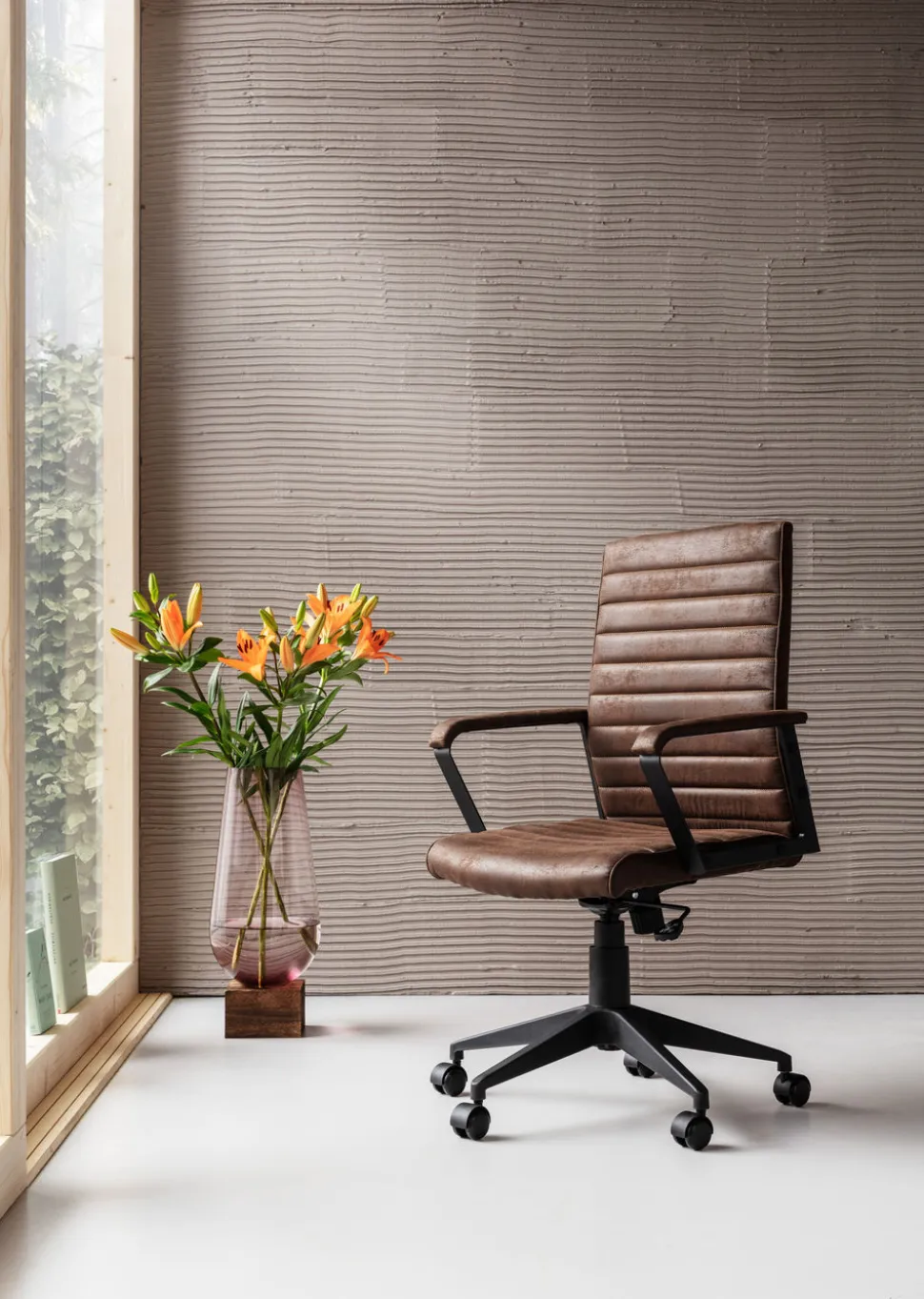 KARE Design Bureaustoel Labora Bruin Cheap