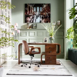 KARE Design Bureaustoel Patron Walnoot Cheap