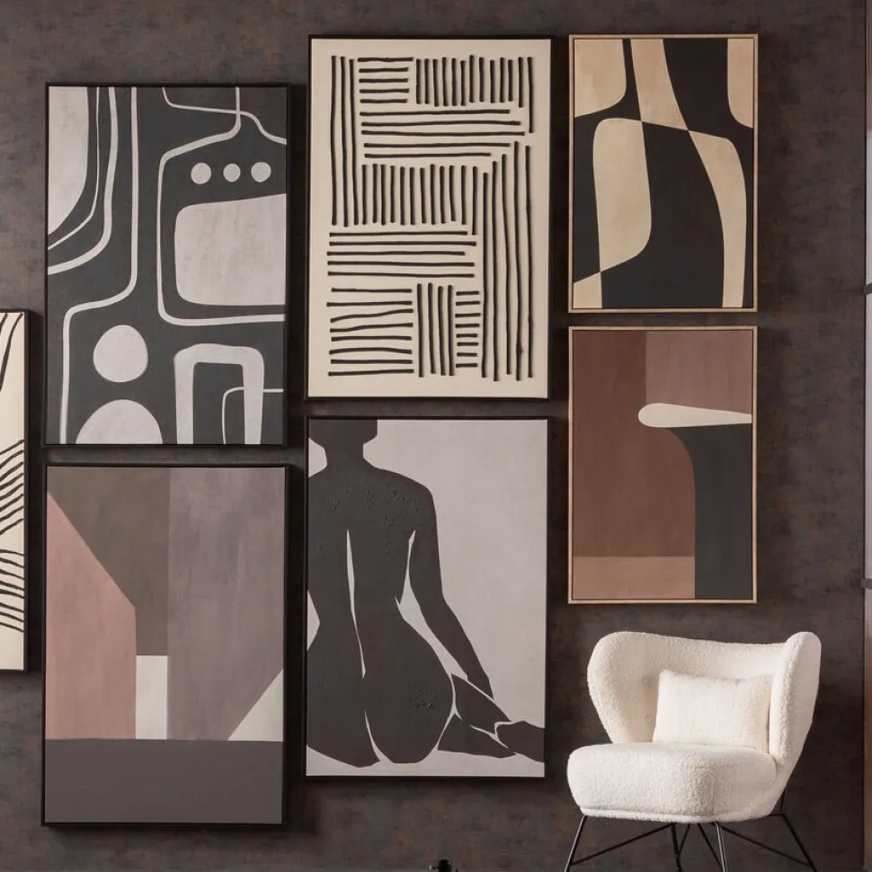 KARE Design Canvas Classic Shape Brownie 60x90cm Hot
