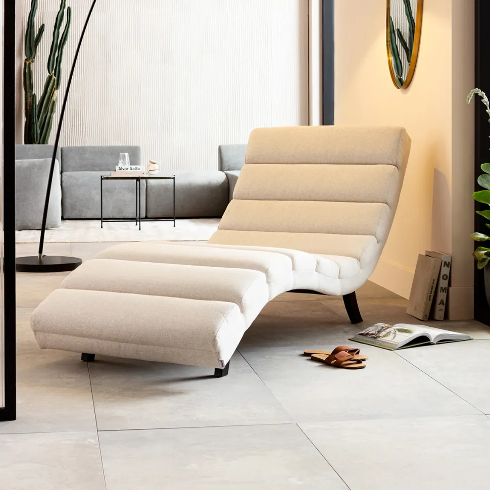 KARE Design Chaise Longue Balou Creme 190cm Shop