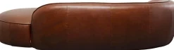 KARE Design Chaise Longue Wonder Leather Brown 252cm Outlet