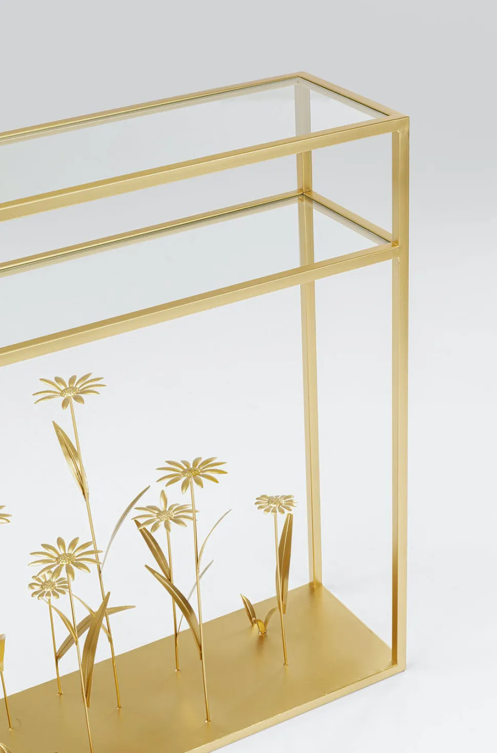 KARE Design Console Flower Meadow Goud 100cm Discount