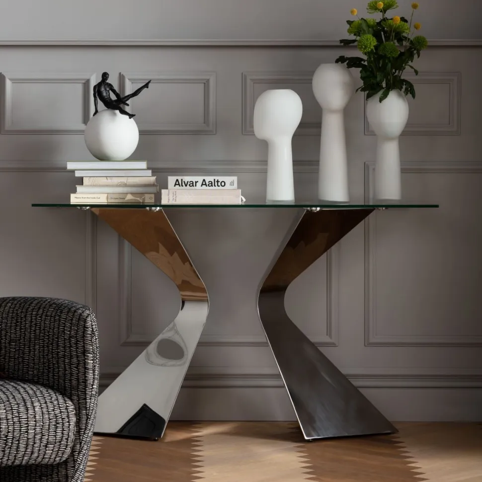 KARE Design Console Gloria Chroom Hot