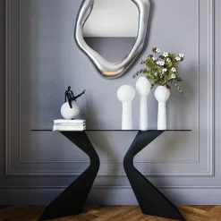 KARE Design Console Gloria Zwart 140x81cm Cheap