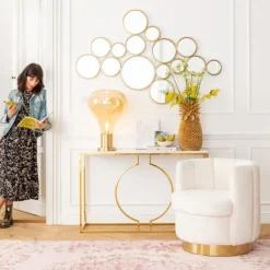 KARE Design Console Miami Loft Goud 120cm New
