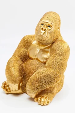 KARE Design Decofiguur Aap Gorilla Side Medium Goud Flash Sale