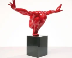 KARE Design Decofiguur Atleet Rood Hot