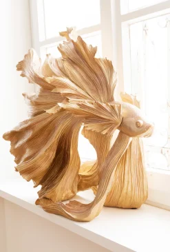 KARE Design Decofiguur Betta Fish Goud Cheap