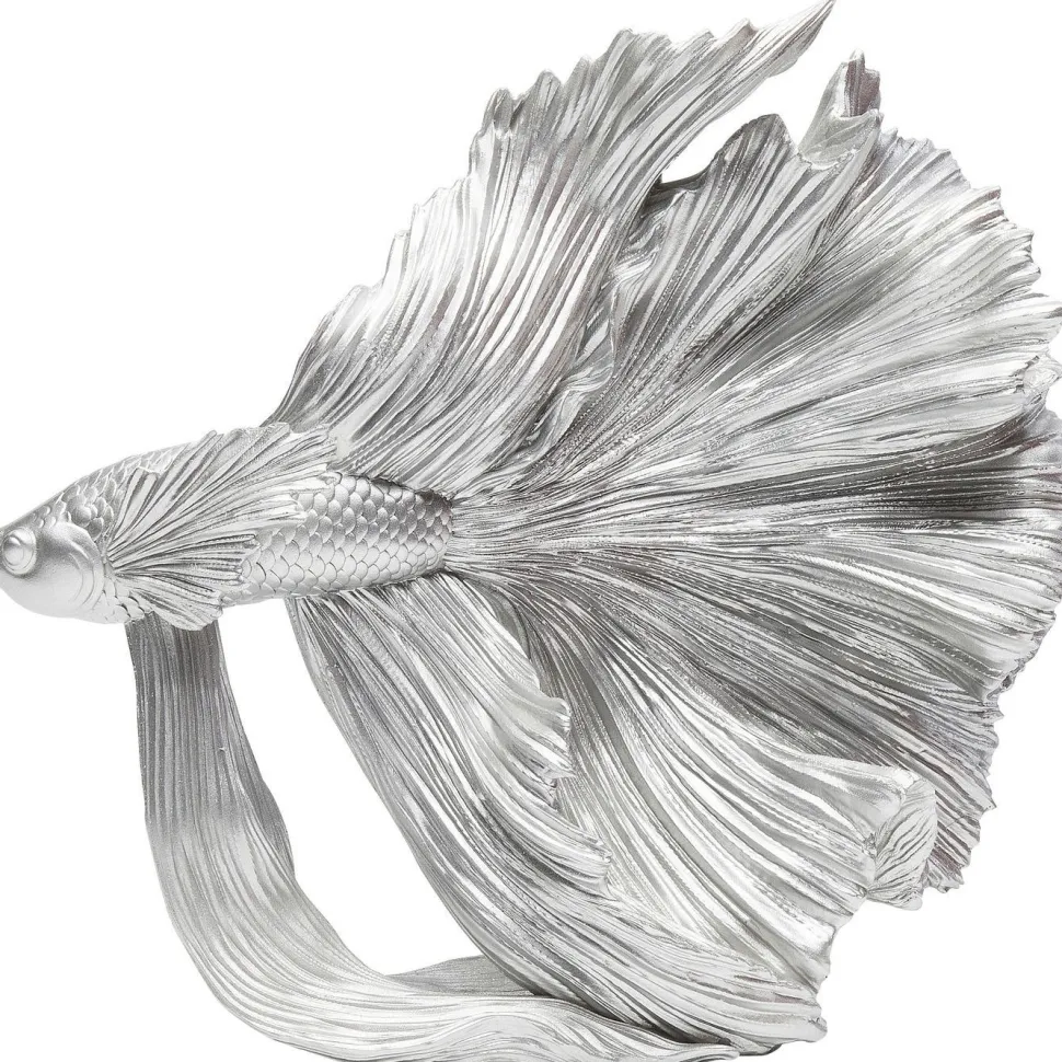 KARE Design Decofiguur Betta Fish Zilver Klein Shop