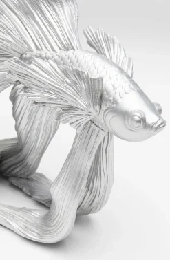 KARE Design Decofiguur Betta Fish Zilver Klein Shop