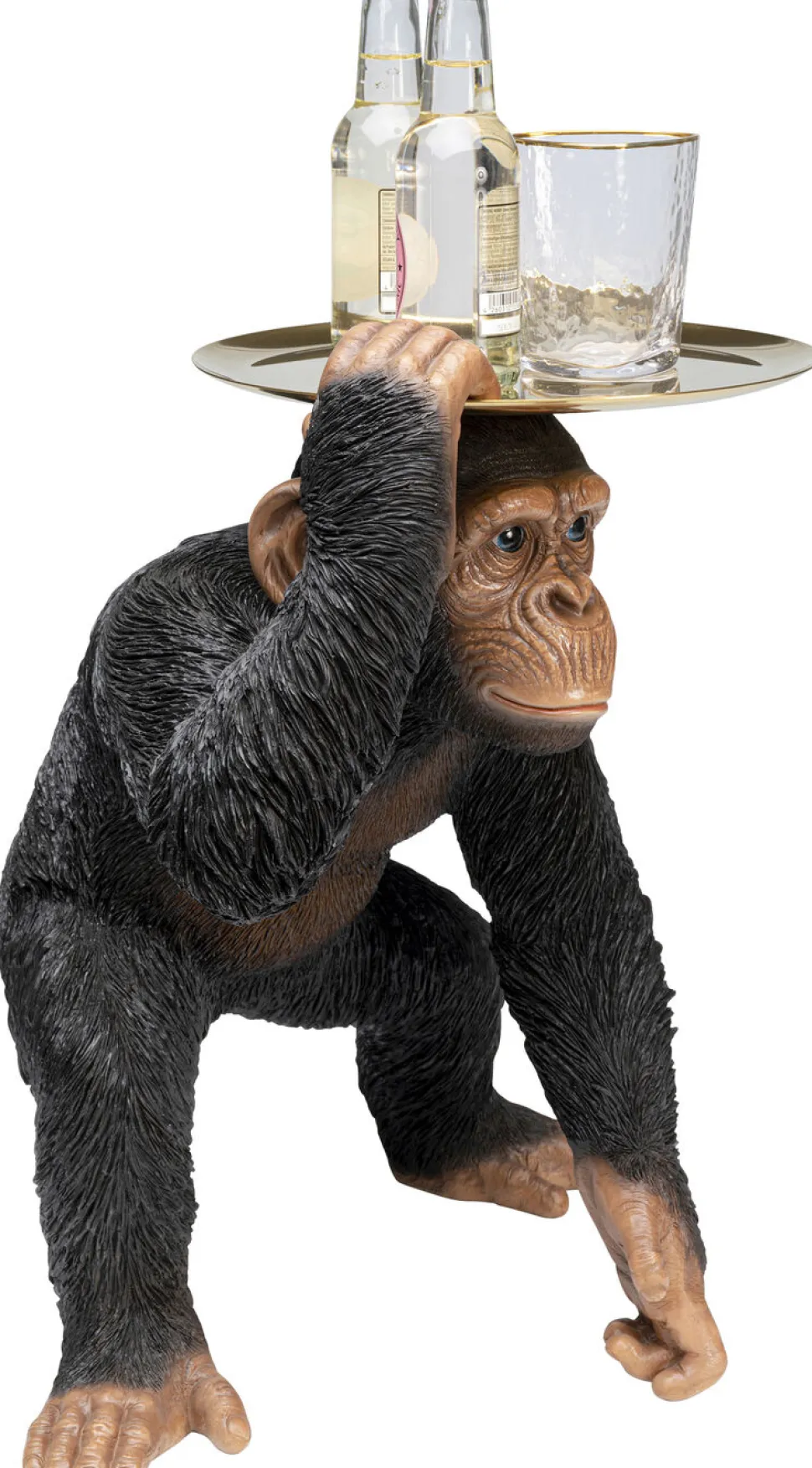 KARE Design Decofiguur Butler Playing Chimp Black 52cm Hot