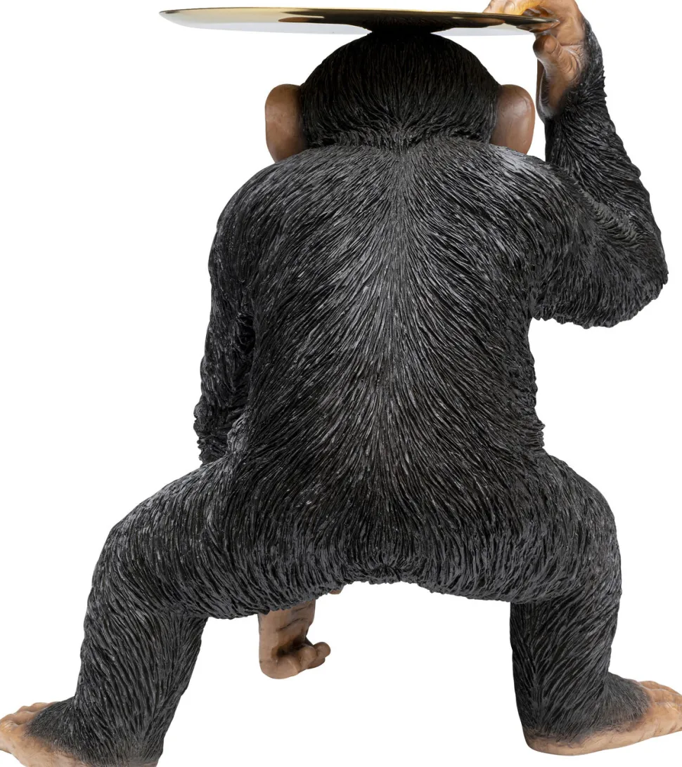 KARE Design Decofiguur Butler Playing Chimp Black 52cm Hot