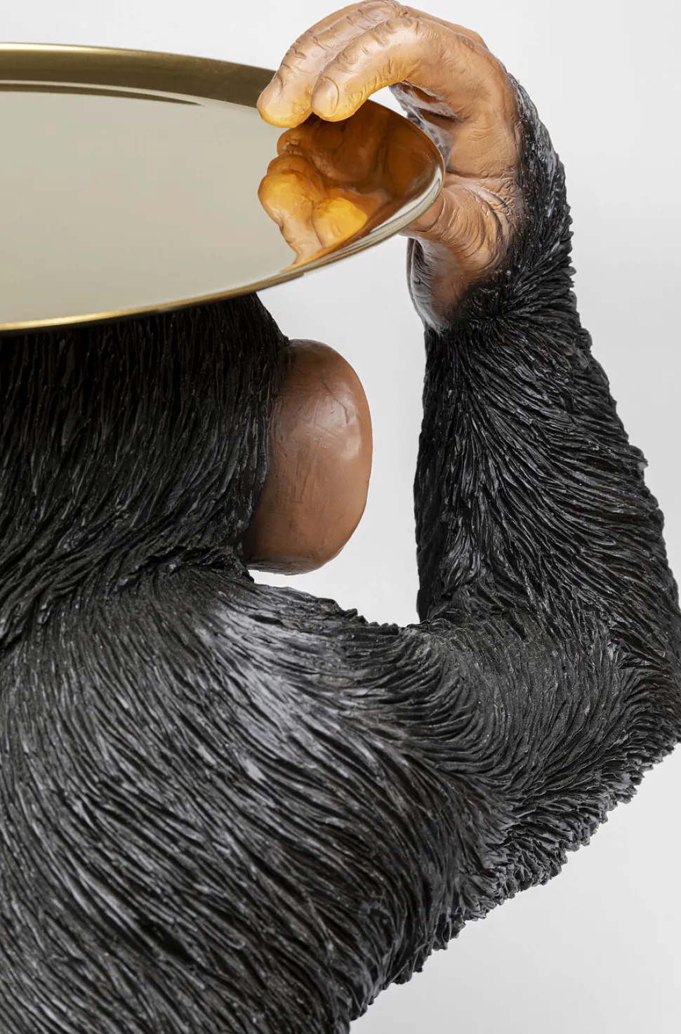 KARE Design Decofiguur Butler Playing Chimp Black 52cm Hot