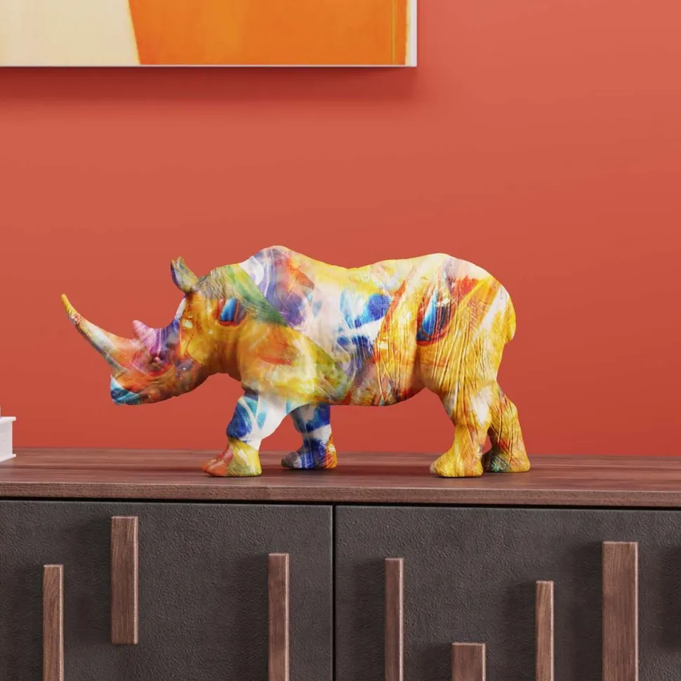 KARE Design Decofiguur Colored Rhino Online