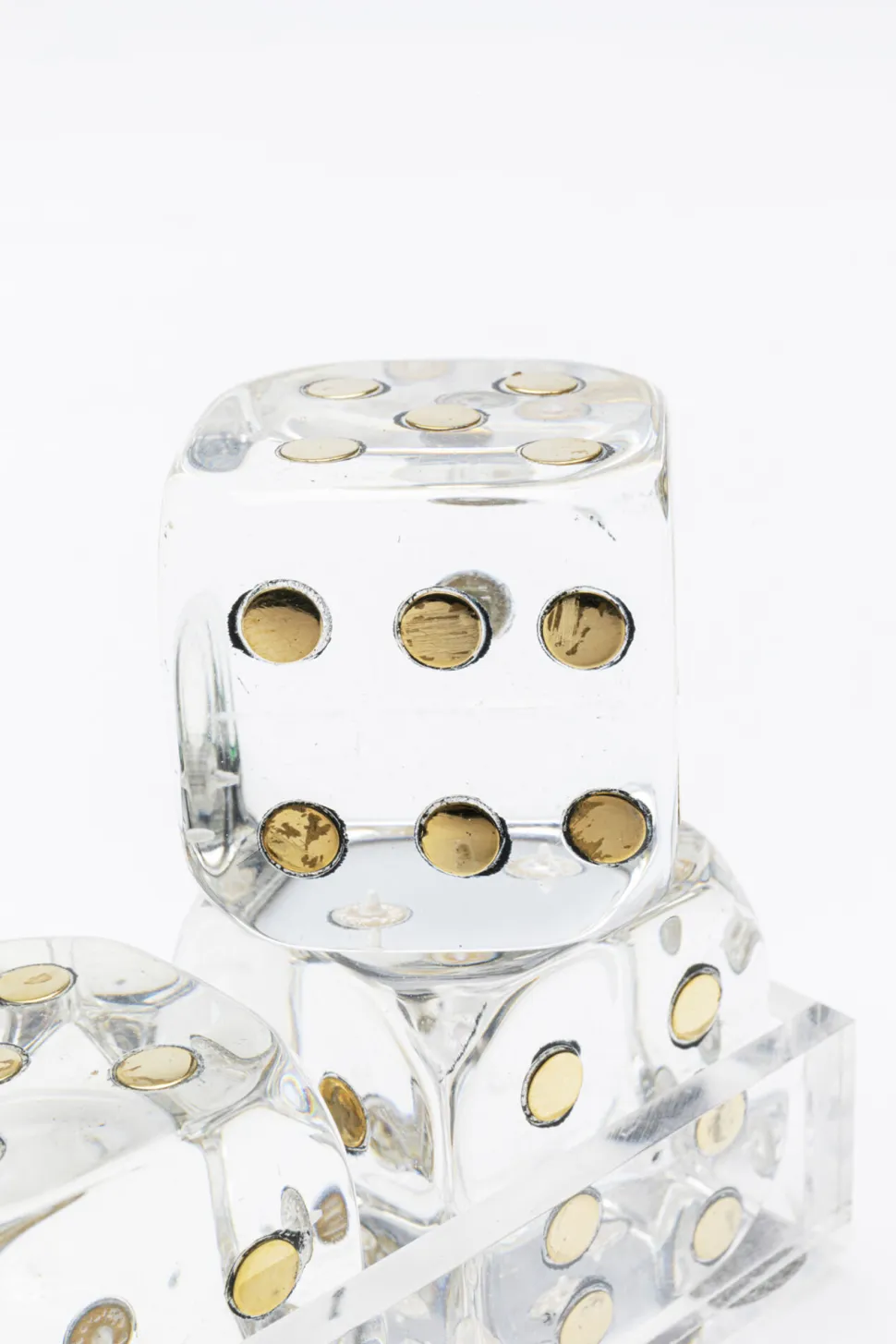 KARE Design Decofiguur Dice Transparent 17x4cm Outlet