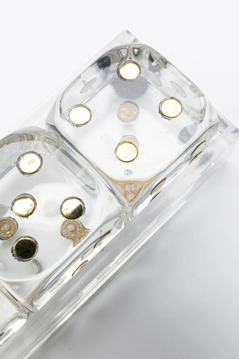 KARE Design Decofiguur Dice Transparent 17x4cm Outlet