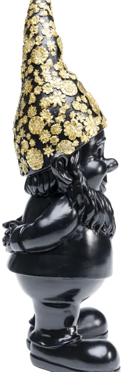 KARE Design Decofiguur Dwerg Staand Zwart Goud 30cm Cheap