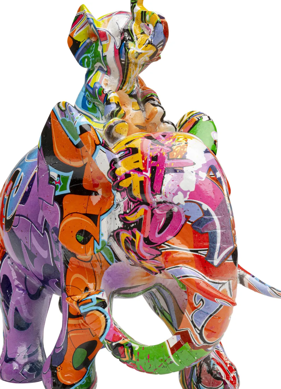 KARE Design Decofiguur Elefant Dumbo Uno Graffiti Clearance