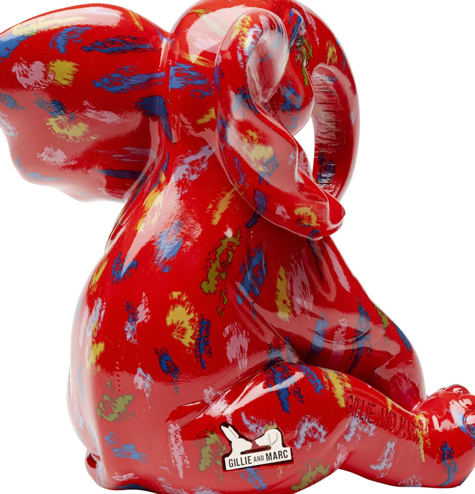 KARE Design Decofiguur Elephant Dots Red 18cm Hot