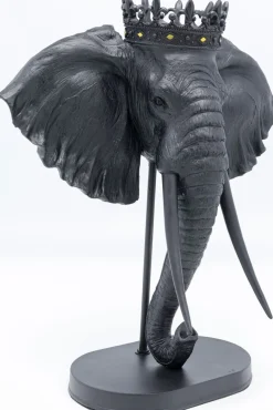 KARE Design Decofiguur Elephant Royal Black 57cm Outlet