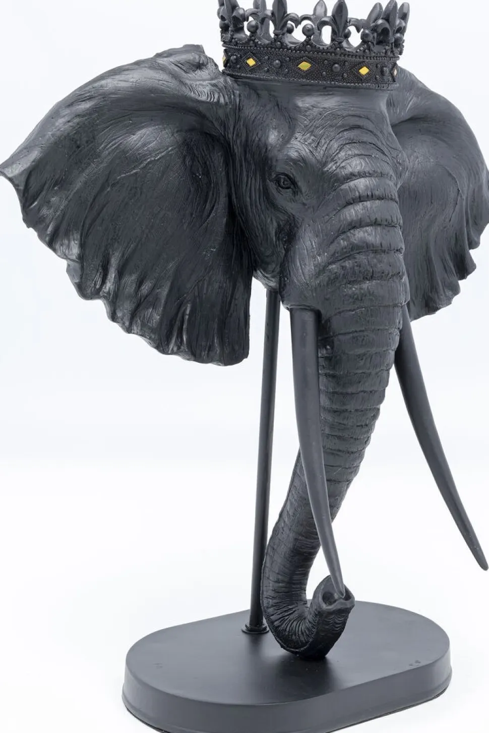 KARE Design Decofiguur Elephant Royal Black 57cm Outlet