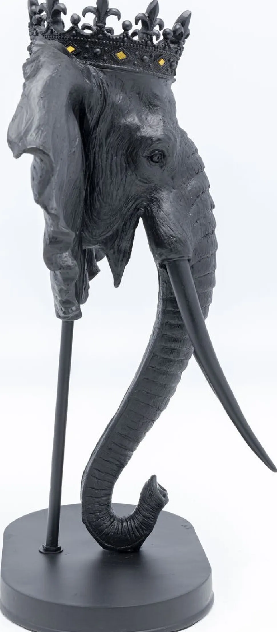 KARE Design Decofiguur Elephant Royal Black 57cm Outlet