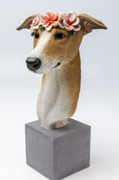 KARE Design Decofiguur Fiori Greyhound 47cm Fashion