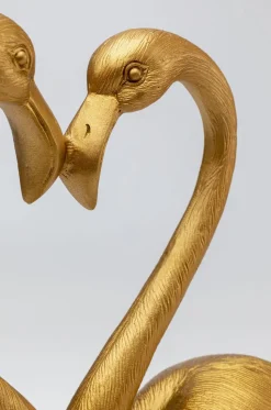 KARE Design Decofiguur Flamingo Love Gold 39cm Fashion