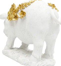 KARE Design Decofiguur Flower Pig Wit 21cm Discount