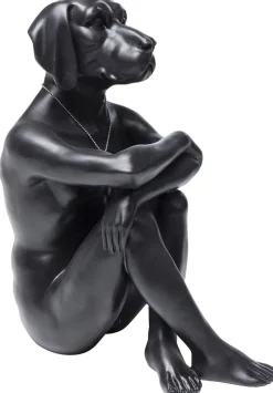 KARE Design Decofiguur Gangster Dog Zwart Hot