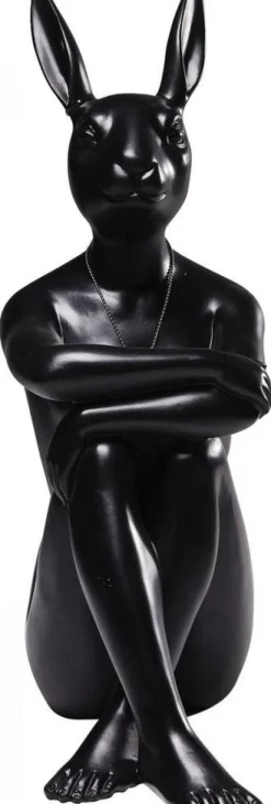 KARE Design Decofiguur Gangster Rabbit Zwart Hot