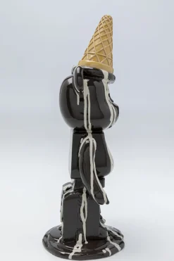 KARE Design Decofiguur Gelato Bear Black 40cm Cheap
