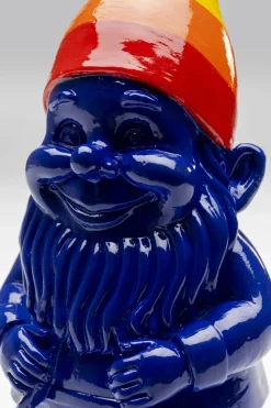 KARE Design Decofiguur Gnome Standing Rainbow Blauw 21cm Cheap