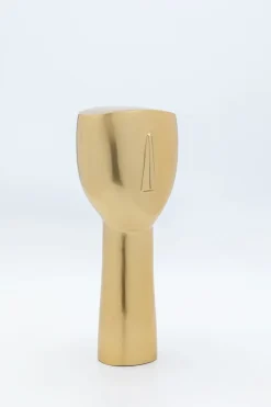 KARE Design Decofiguur Golden Face 36cm New
