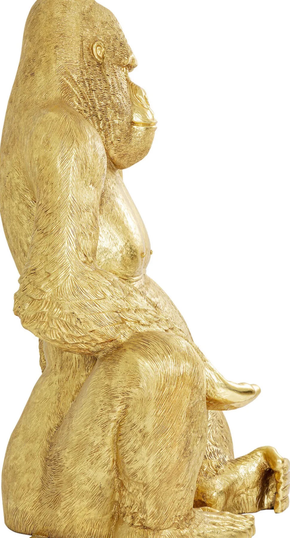 KARE Design Decofiguur Gorilla Goud XL 180cm Clearance