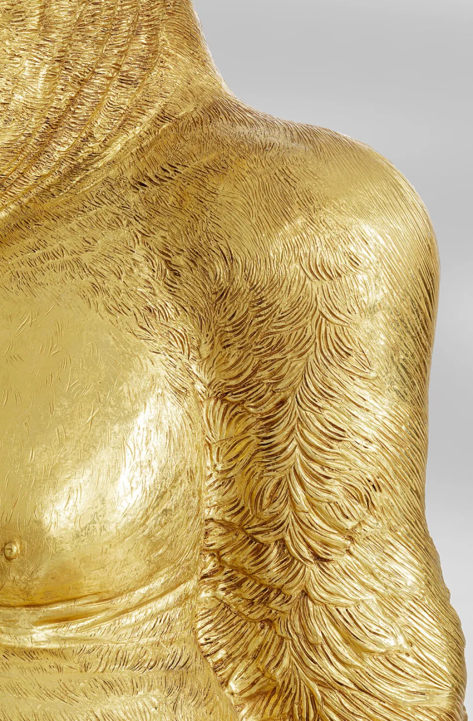 KARE Design Decofiguur Gorilla Goud XL 180cm Clearance