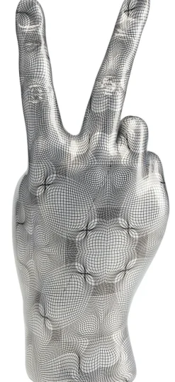 KARE Design Decofiguur Hand Victory Grijs Cheap
