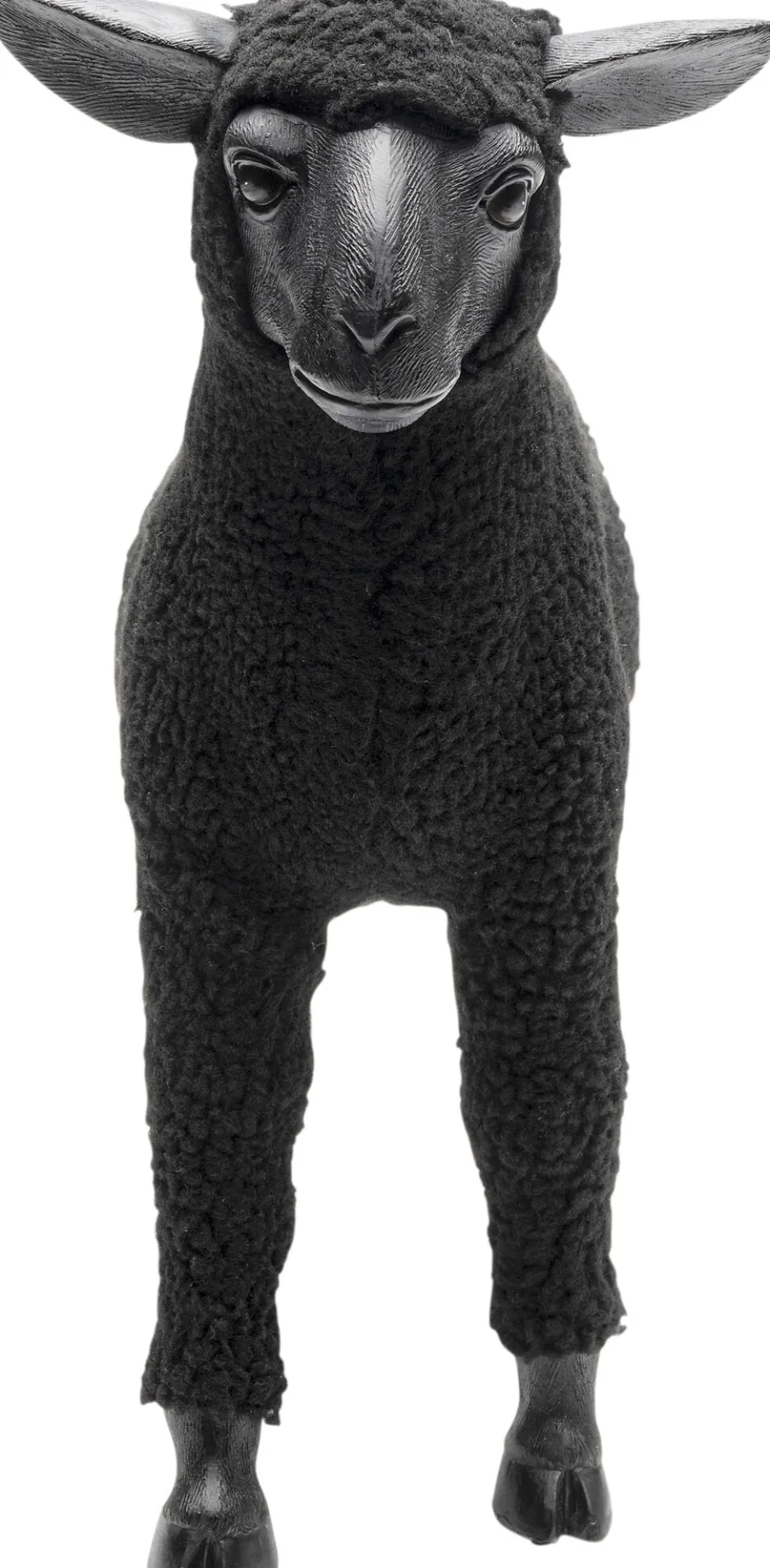 KARE Design Decofiguur Happy Sheep Wool Black 37cm Clearance
