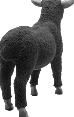 KARE Design Decofiguur Happy Sheep Wool Black 37cm Clearance