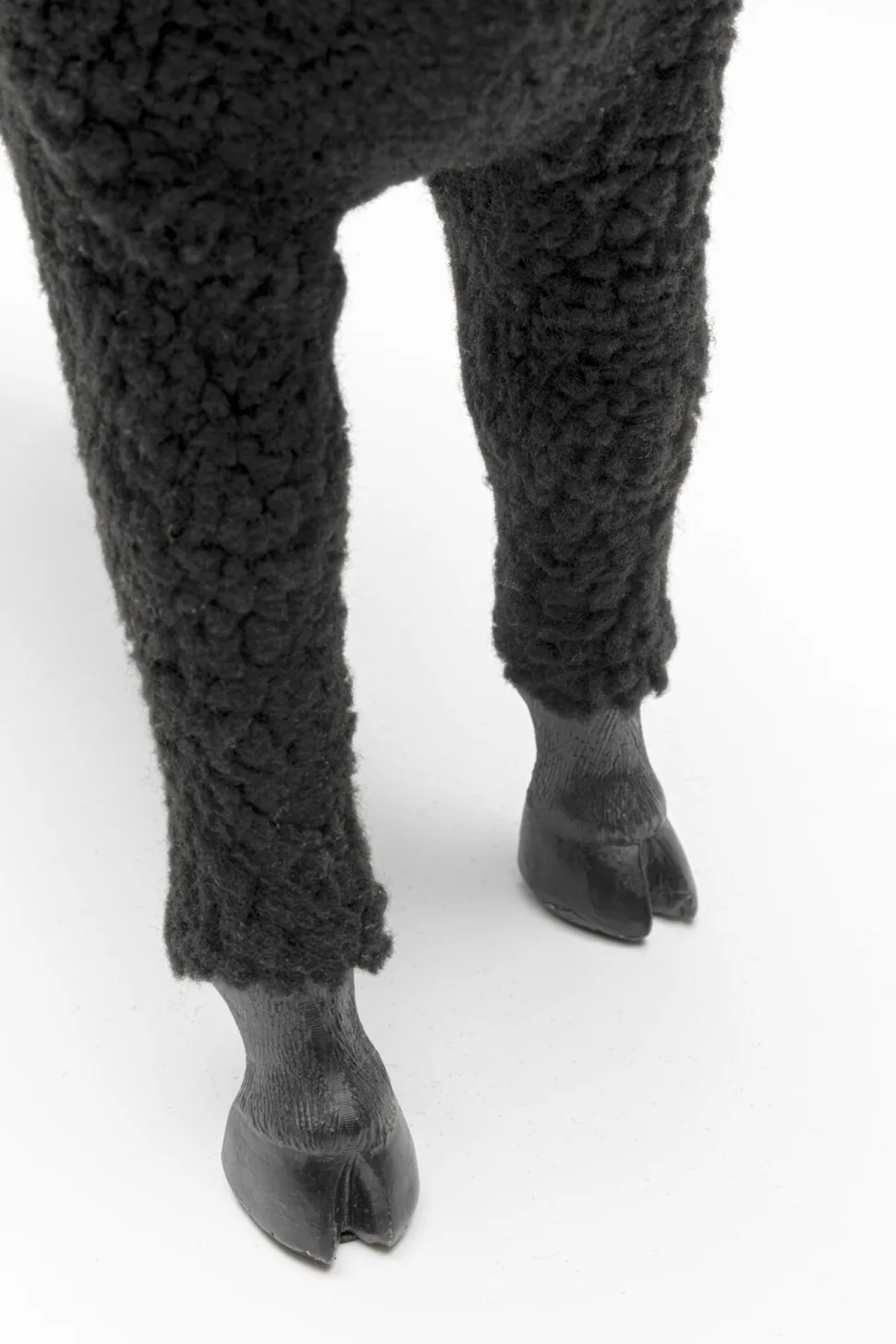 KARE Design Decofiguur Happy Sheep Wool Black 37cm Clearance