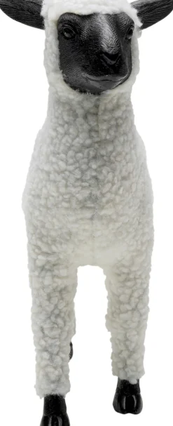 KARE Design Decofiguur Happy Sheep Wool White 28cm Online
