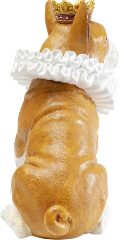 KARE Design Decofiguur King Dog Brown 29cm Cheap