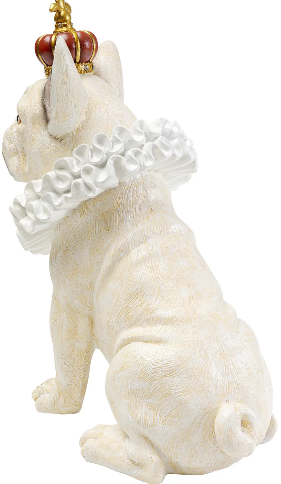 KARE Design Decofiguur King Dog White 33cm Outlet