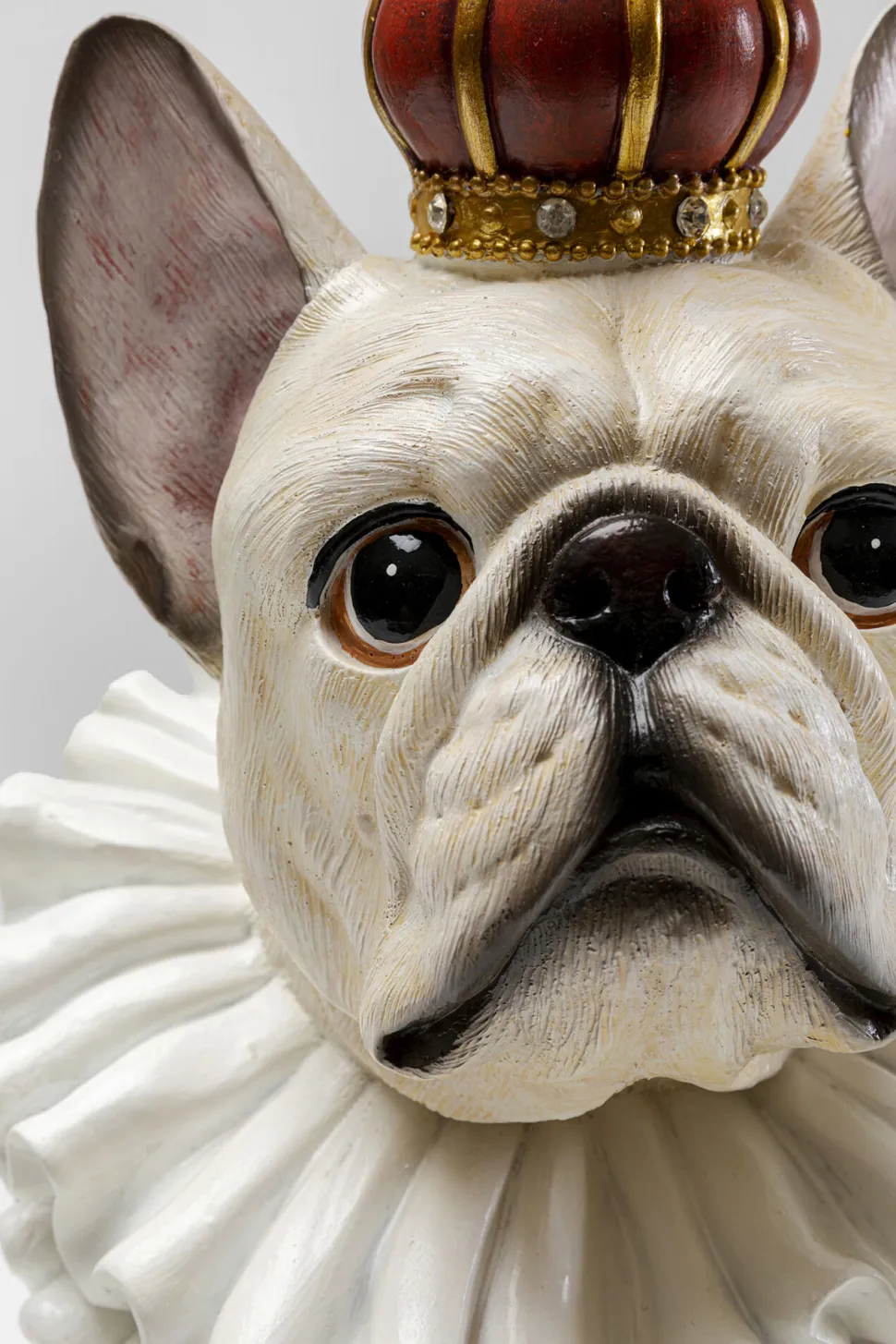 KARE Design Decofiguur King Dog White 33cm Outlet