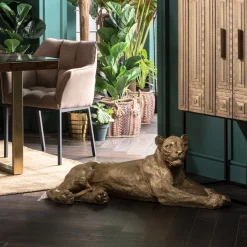 KARE Design Decofiguur Leeuw Goud 113cm Shop